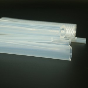 Tubi in gomma siliconica trasparente ad alta resistenza al calore per macchinari