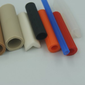 Tubi in silicone estrusi colorati in gomma siliconica per tubi flessibili per condizionatori d'aria