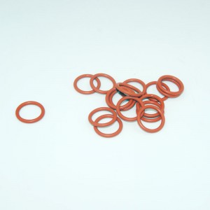 O-ring in gomma FKM colore rosso resistente al calore per motori Auto