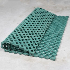 Materasso di gomma della pavimentazione della stuoia del materasso di drenaggio di gomma poroso del produttore per l'officina